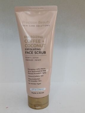 Energizing Coffee + Coconut Exfoliating Face Scrub